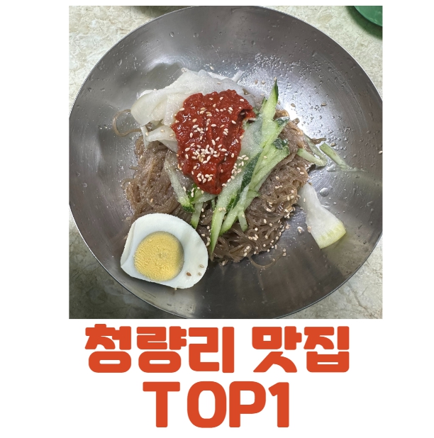 청량리 맛집 할머니 냉면